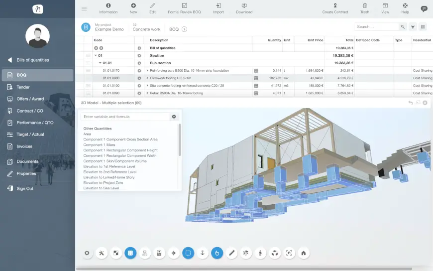 NOVA BIM 5D projekto paveikslėlis